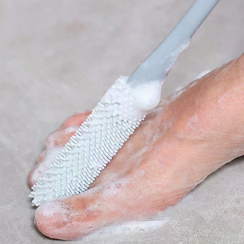 Toe Cleaning Brush Toe Seam Scrubbing Brush Anti-itch Foot Scrubber Skin Exfoliation Feet Cleaner Remove Dead Skin Tools