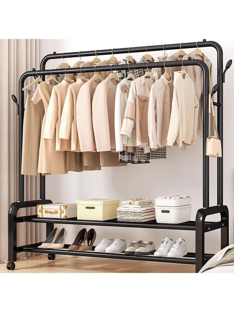 floor-standing-clothes-drying-rack-foldable-iron-bedroom-balcony-large-capacity-clothes-hanger-storage-organizer-ironing