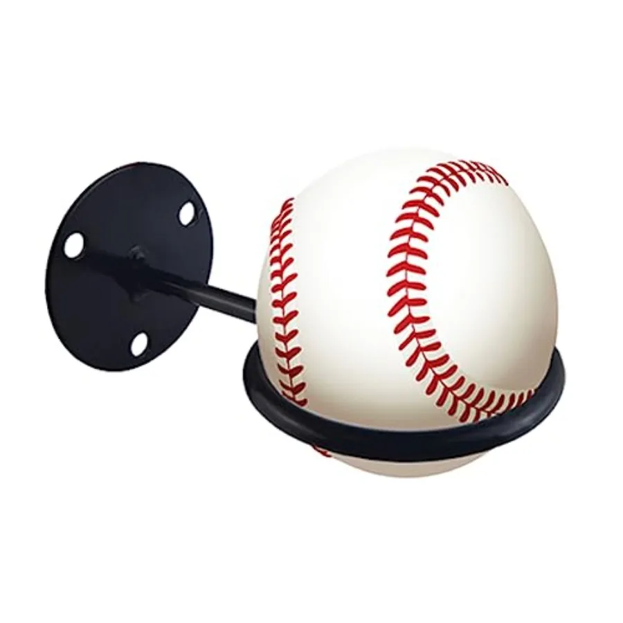 3個入り 野球ディスプレイ記念品ホルダー 頑丈な壁掛けラック コレクション用 スチール製ソフトボールスタンドホルダー 収納用