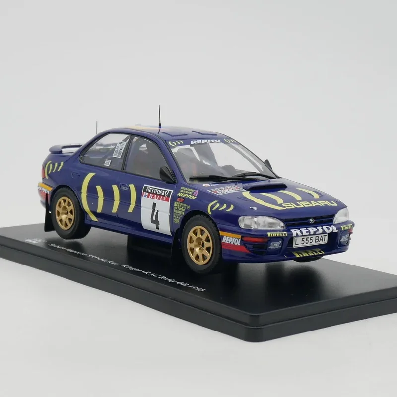 

Diecast IXO 1:24 Scale Subaru Impreza 555 WRC 1995 Rally Alloy Car Model Collectible Toy Gift Souvenir Display Ornament