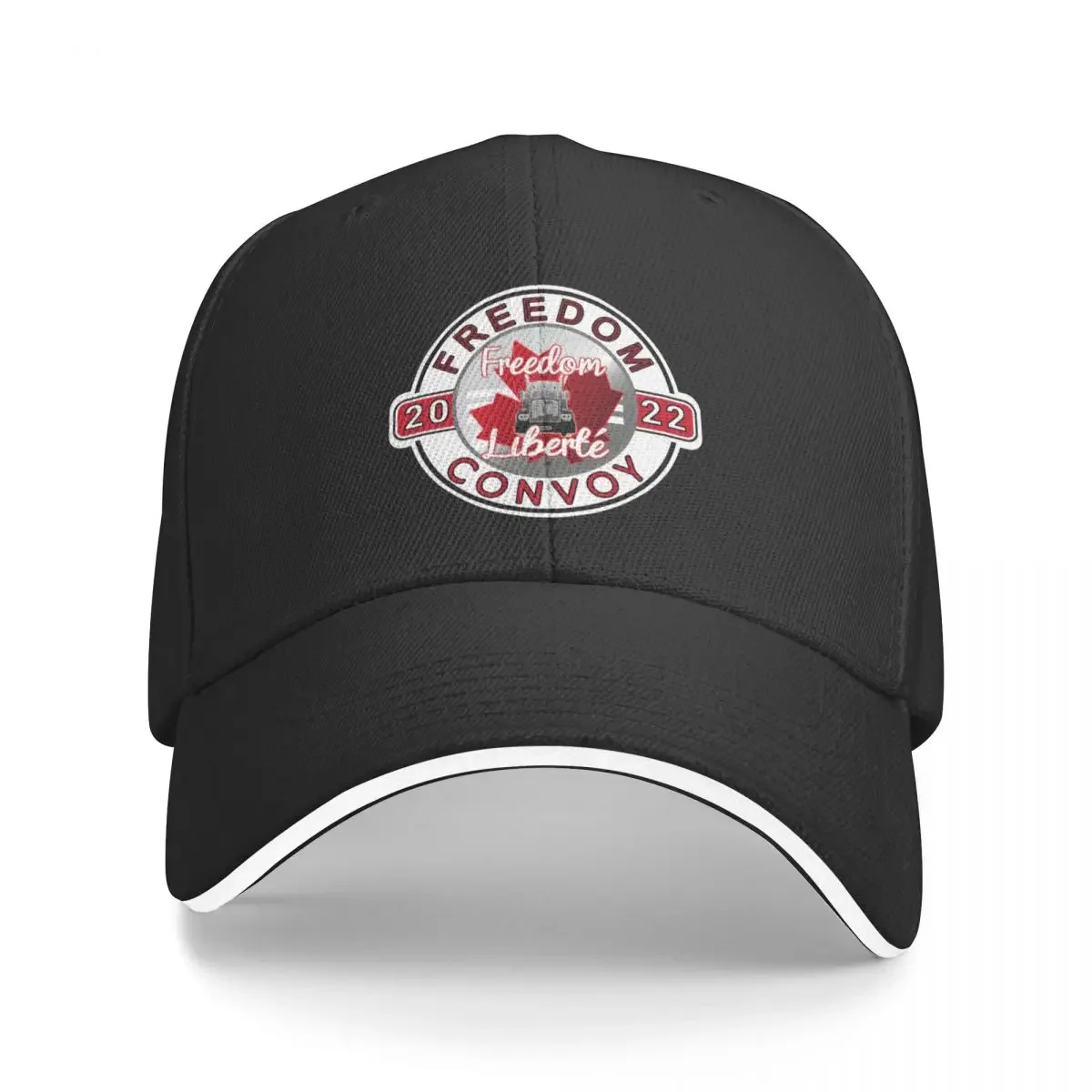 TRUCKERS FOR FREEDOM -LIBERTE - FREEDOM CONVOY 2022 TRUCKERS RED Cap Baseball Cap Cap male hats for women Men's