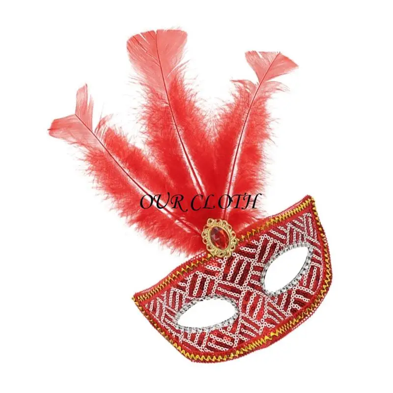 หน้ากากสวมหน้ากากสำหรับผู้หญิง mardi gras mask carnivals prom venetians mask mask y1ac