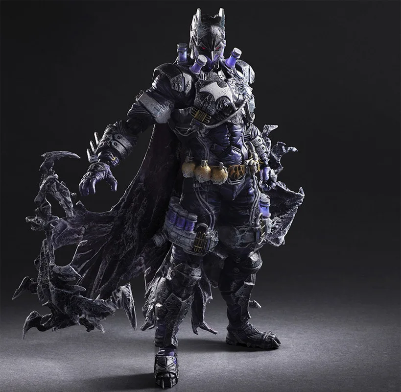 Original Pa Revamp Batman Arkham Heavy Knight Spartan Cat Girl Bain Frozen Mobile Doll Handmade Model