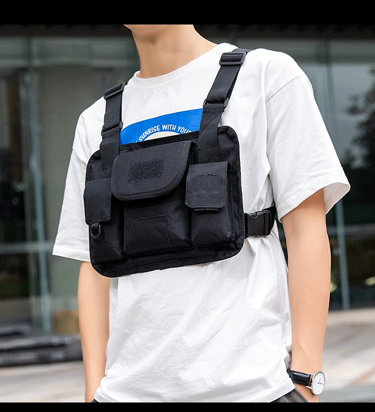 Youth Fashion Sports Outdoor Street Dance Bag Chest Backpack Hip Hop Trendy Bag