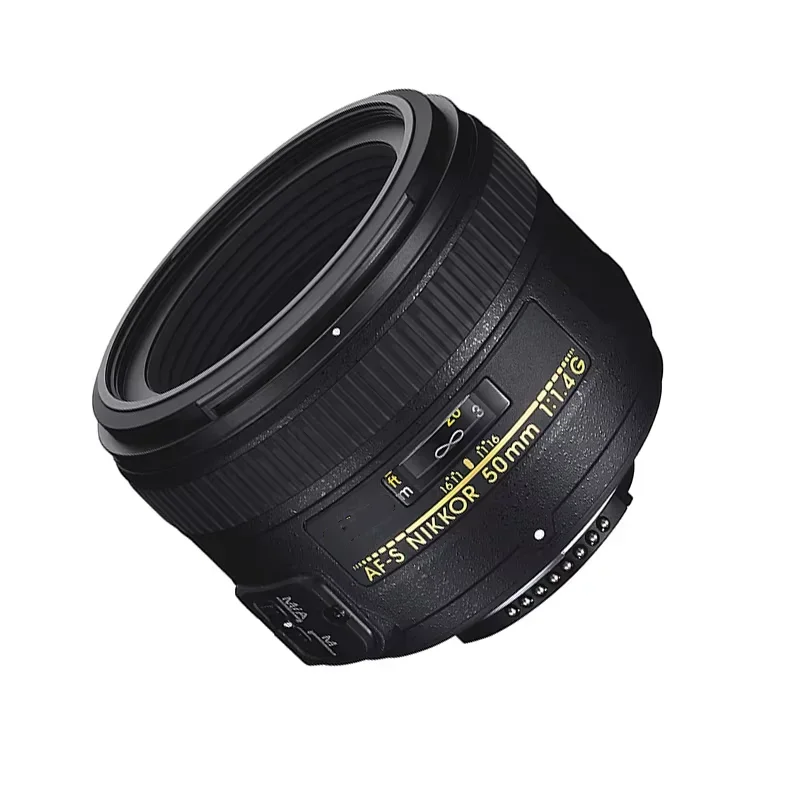 

Оригинальный б/у брендовый HD-объектив с защитой от сотрясений и фиксированным фокусом AF-S 50 мм F/1,4G