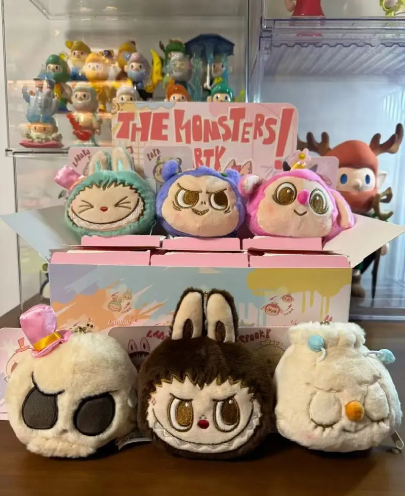 Blind Box The Monsters Party Series - Reversible Plush Mystery Box 1pc/6pcs Popmart Limited To 2pcs/Sets Model Gifts