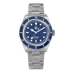 San Martin Men Automatic Watch Luxury Watches Mechanical Wristwatch Sapphire Dive 200M Waterproof C3 Luminous NH35 Ceramic Bezel