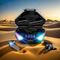 X15 TWS Gaming Earbuds Wireless Bluetooth Earphones With Mic Bass Audio Sound Positioning 9D Stereo Music HiFi Headset For Gamer