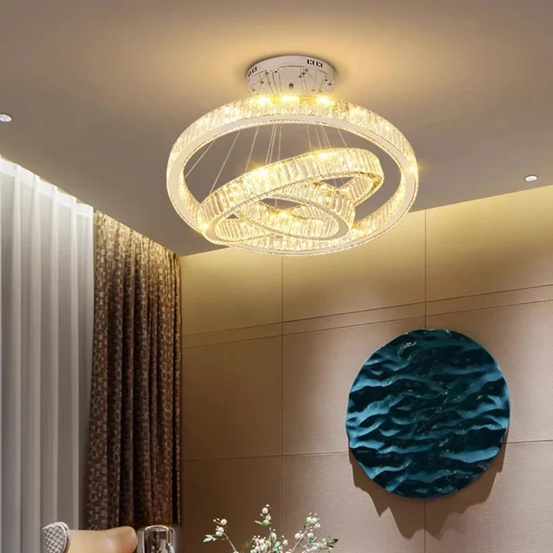 

Nordic Minimalist Ring Ceiling Chandelier for Living Room Dining Hall Designer Home Decoration Pendant Lamp Lusters Luminaires