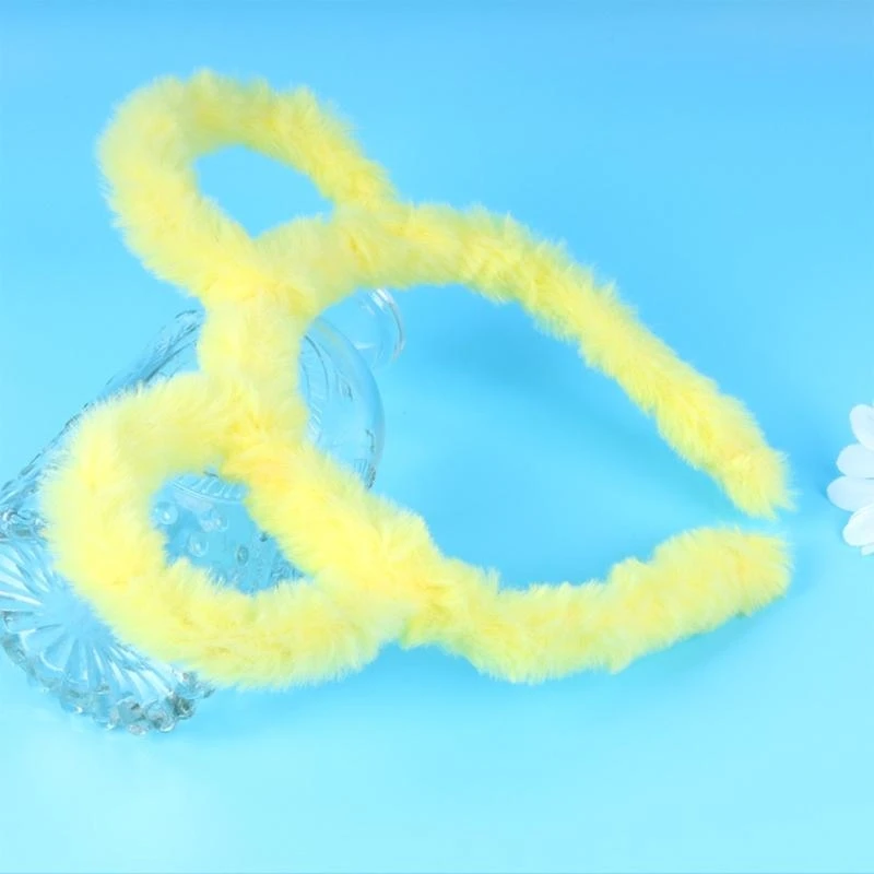 Y5GC Женщины зимняя густая плюшевая повязка вокруг мыши медведь уши