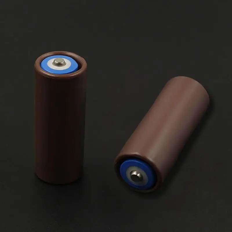 ตัวแปลงแบตเตอรี่ 18650 เป็น 26650 สีน้ำตาล 2/5/10 ชิ้น สำหรับปลอกหุ้มอะแดปเตอร์พลาสติก ช่องใส่แบตเตอรี่ ปลอกฉนวนกันความร้อน