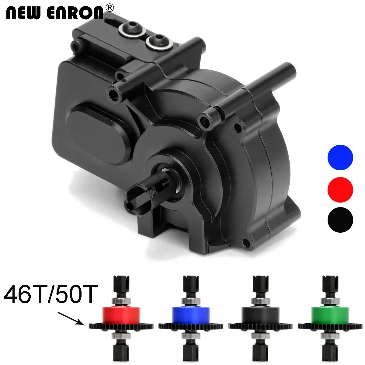 NEW ENRON Alloy CNC Center Transmission & 46T 50T Steel Gear ARA320468 ARA320469 For RC ARRMA 1/7 Mojave 1/8 NOTORIOUS TALION 6S