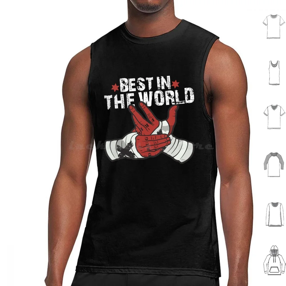 Melhor no mundo regatas impressão algodão cm punk wrestling pro wrestling aew punk finn balor njpw rooh wwf aj lee kenny