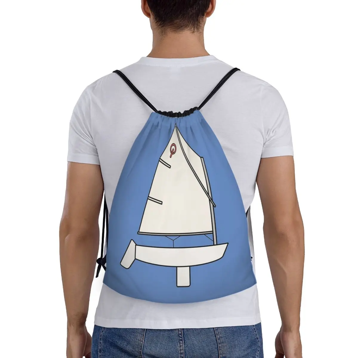

Рюкзаки-мешки Optimist Sailboat: повседневные сумки на шнурке, спортивные сумки, сумки для книг для мужчин, женщин и студентов