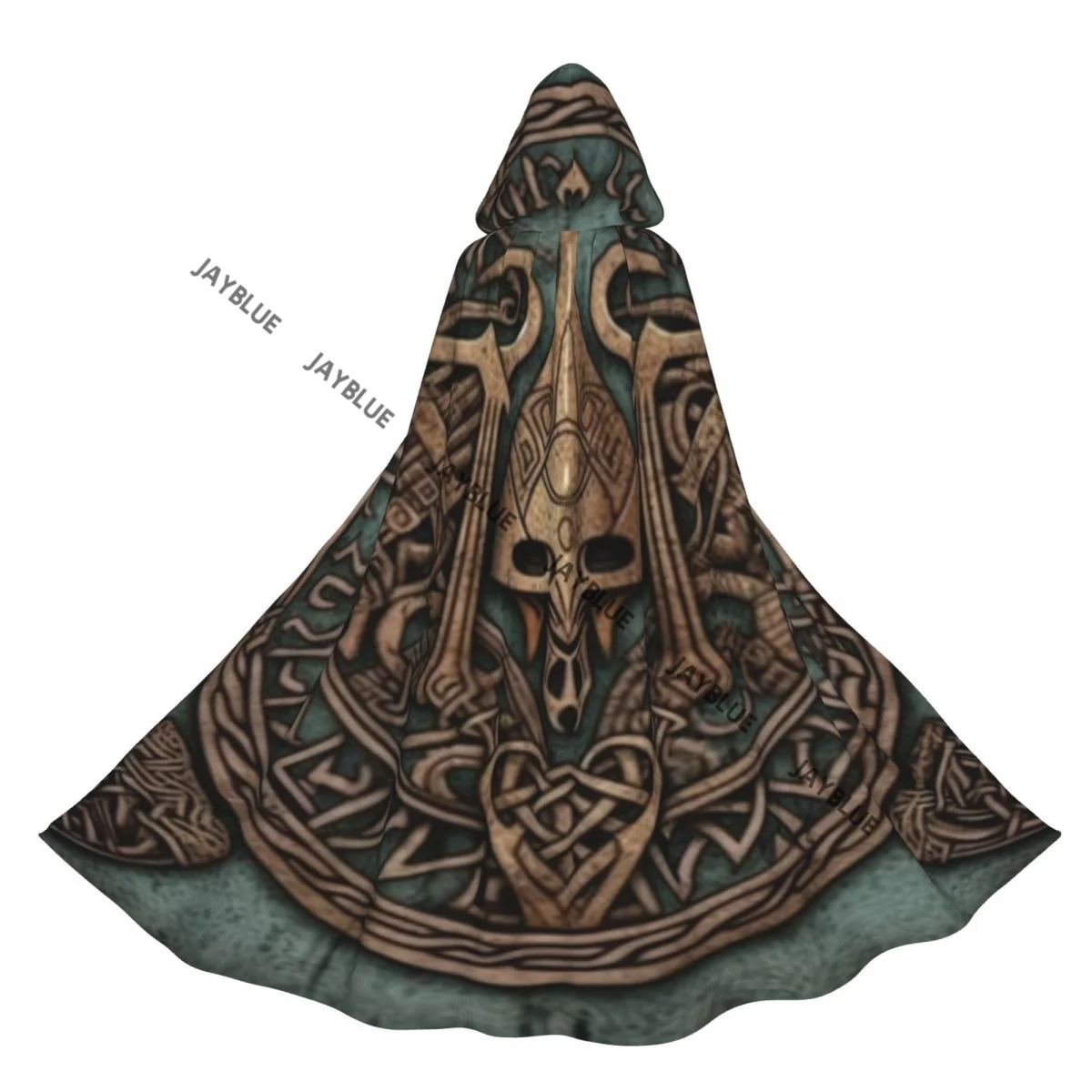 عباءة مقنعين للجنسين عباءة مع غطاء محرك السيارة خلفية يونانية قديمة عباءة مصاص دماء الساحرة كيب تأثيري حلي