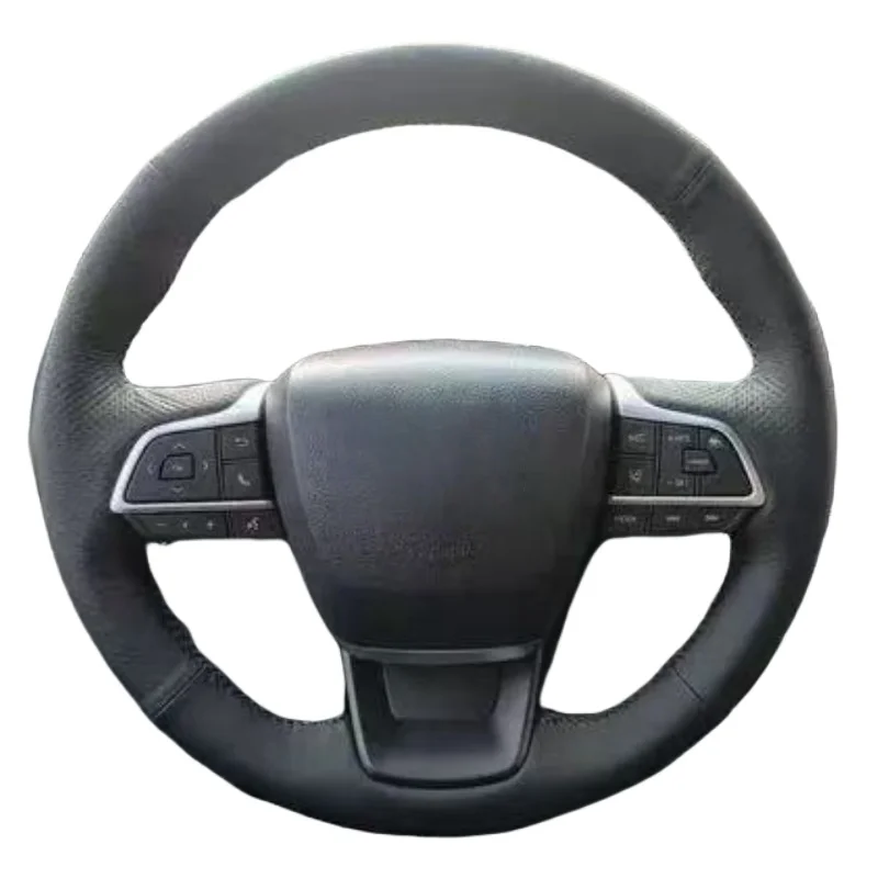 Hand-stitched Microfiber Leather Anti-slip Car Steering Wheel Cover For Toyota Sienna Highlander 2020-2022 Highlander Hybrid