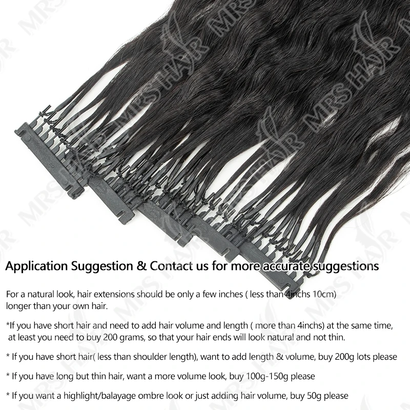 6D Kinky Straight Remy Human Hair Extensions Micro Invisible Metal Tips Keratin Bonds 16-24 Inch Long Lasting Hair Addons