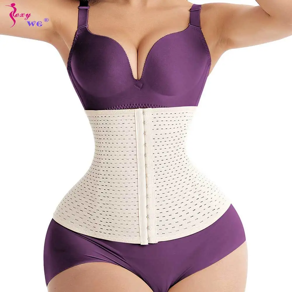 

SEXYWG Women Waist Trainer Weight Loss Waist Cincher Trimmer Belly Girdles Corset Slimming Band Body Shaper Gym Sport Fat Burner