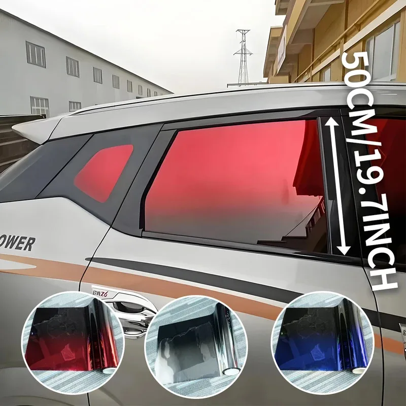 

1/3M Car Gradient Car Film Frontside Side Windshield UV Protected Heat Insulation Color Change Film Exterior Accessories