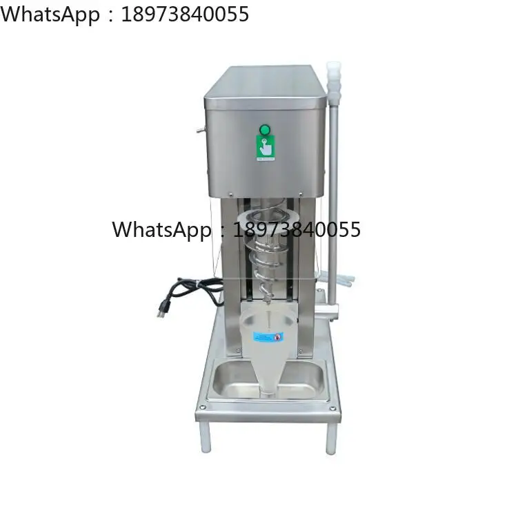 

Commercial Stainless Steel Swirl Frozen Ice Cream Machine Frozen Nut Yogurt Ice Cream Blender Mixer Machine
