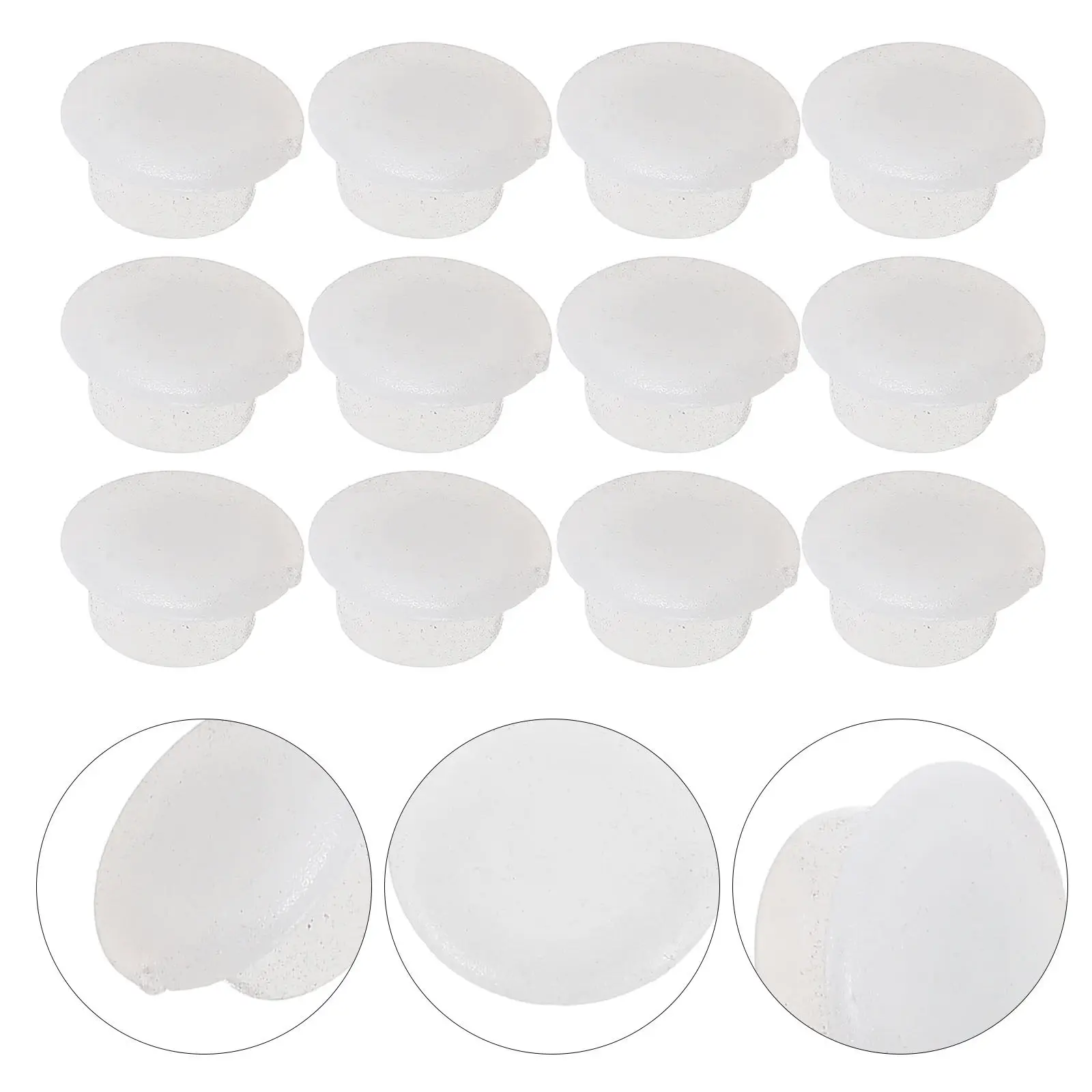 

50Pcs 10Mm Nylon Screw Hole Covers Round Panel Plugs for Cabinets Furniture Closets Cupboards Desks Home Office Dust Resistant