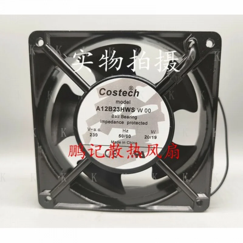 

C 1pcs FOR Costech A12B23HWS W00 230V 12cm fan