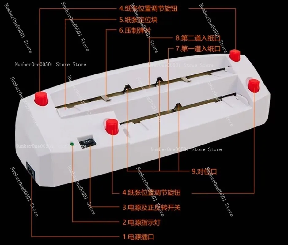 

ZS-300 A4 Automatic Electric Business Card Cutter Precision Card Making Machine Heavy Duty Paper Trimmer for ID Card Photo