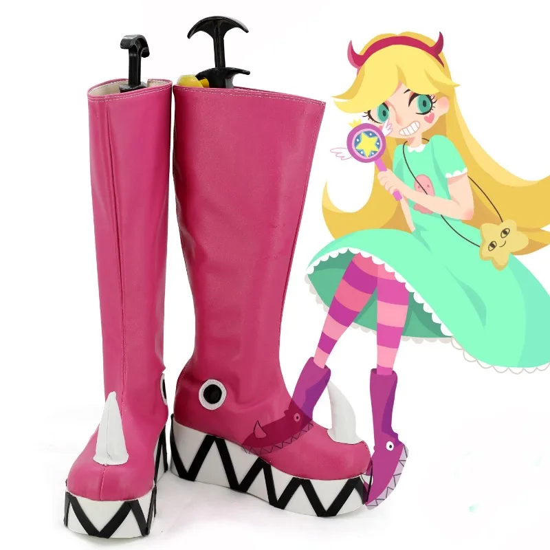 Anime Star Butterfly Cosplay Star Butterfly Star Vs. The Forces of Evil Boots Shoes Halloween