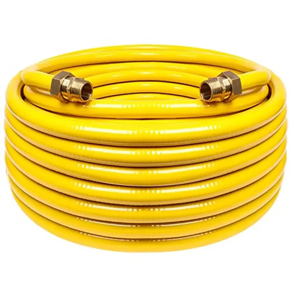 

Гибкий комплект газовой линии из нержавеющей стали, 33 фута, устойчивый к коррозии шланг для переоборудования природного газа, пропана, гриль, диапазон костра воды