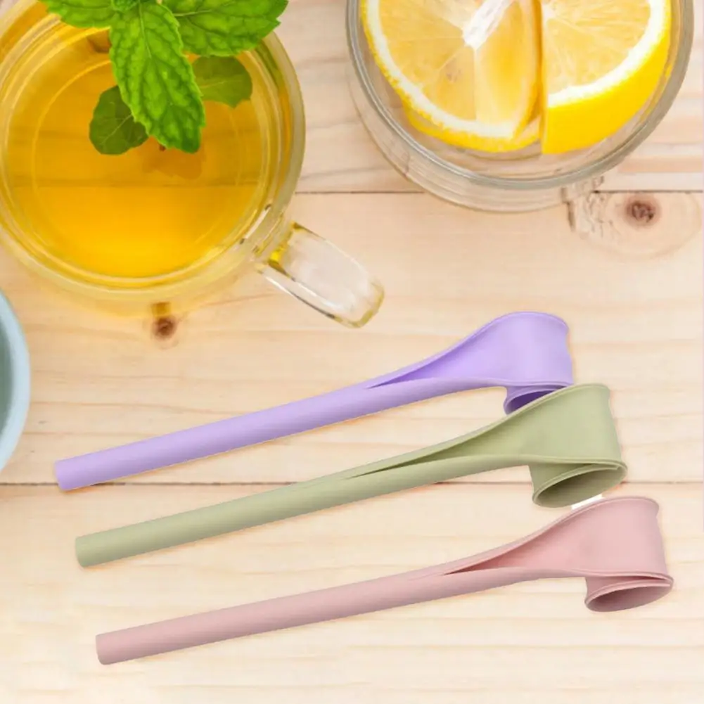 Straw Detachable Silicone One Click Open Straw for Household Drinking Snap Colorful Straw for Party Kitchen Travel Tableware