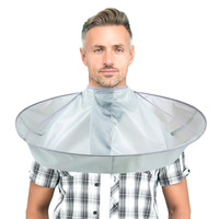 Hair Cut Capes Umbrella Haircut Cloak Cloth Hair Dye Three-Dimensional Breathable Household Haircut Cloak Foldable Haircut Tools