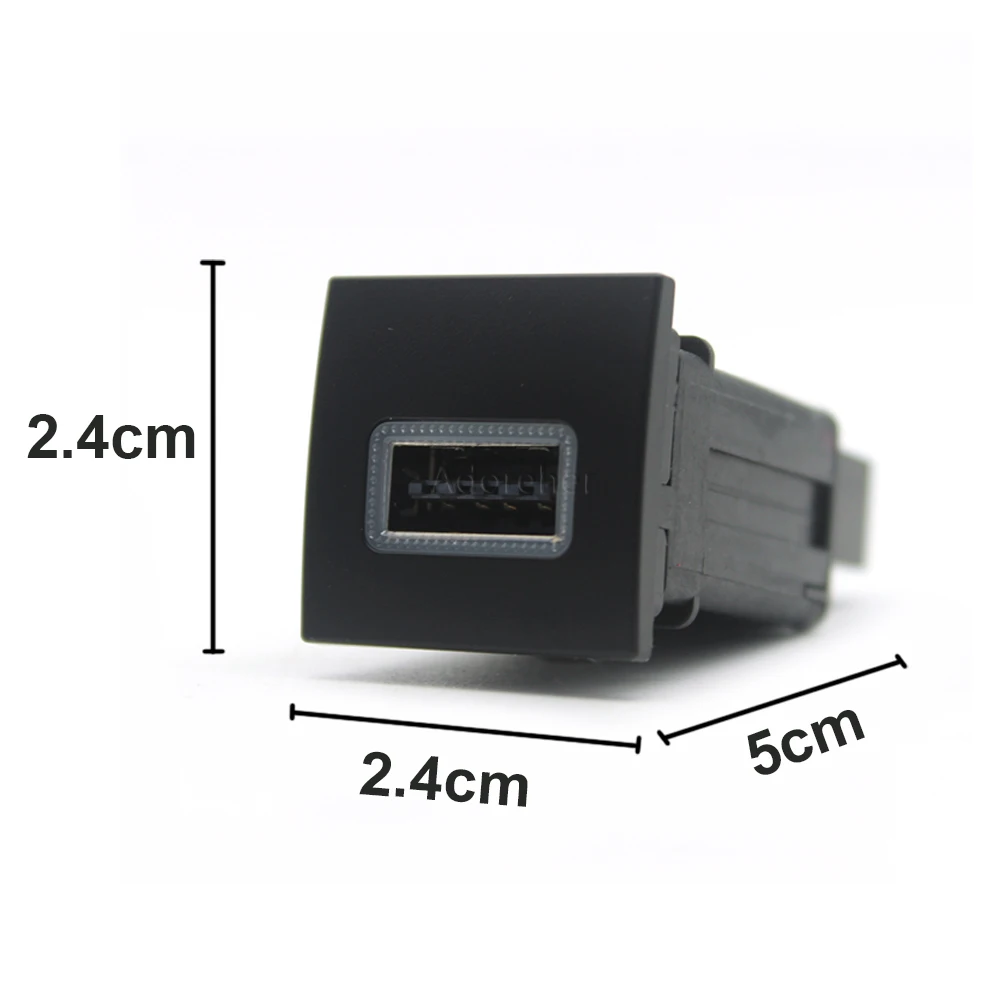 Car Quick Charger Dual QC3.0 USB PD Phone Socket interface Adapter Fast Charger for VW Golf 5 For VW Golf 6
