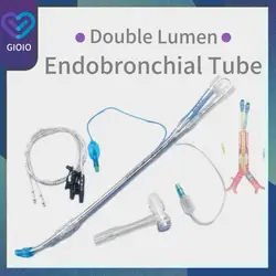 Double Lumen Endobronchial Tube Disposable Medical Surgical Consumable Endobronchial Medical Grade PVC Left / Right Tube OLV