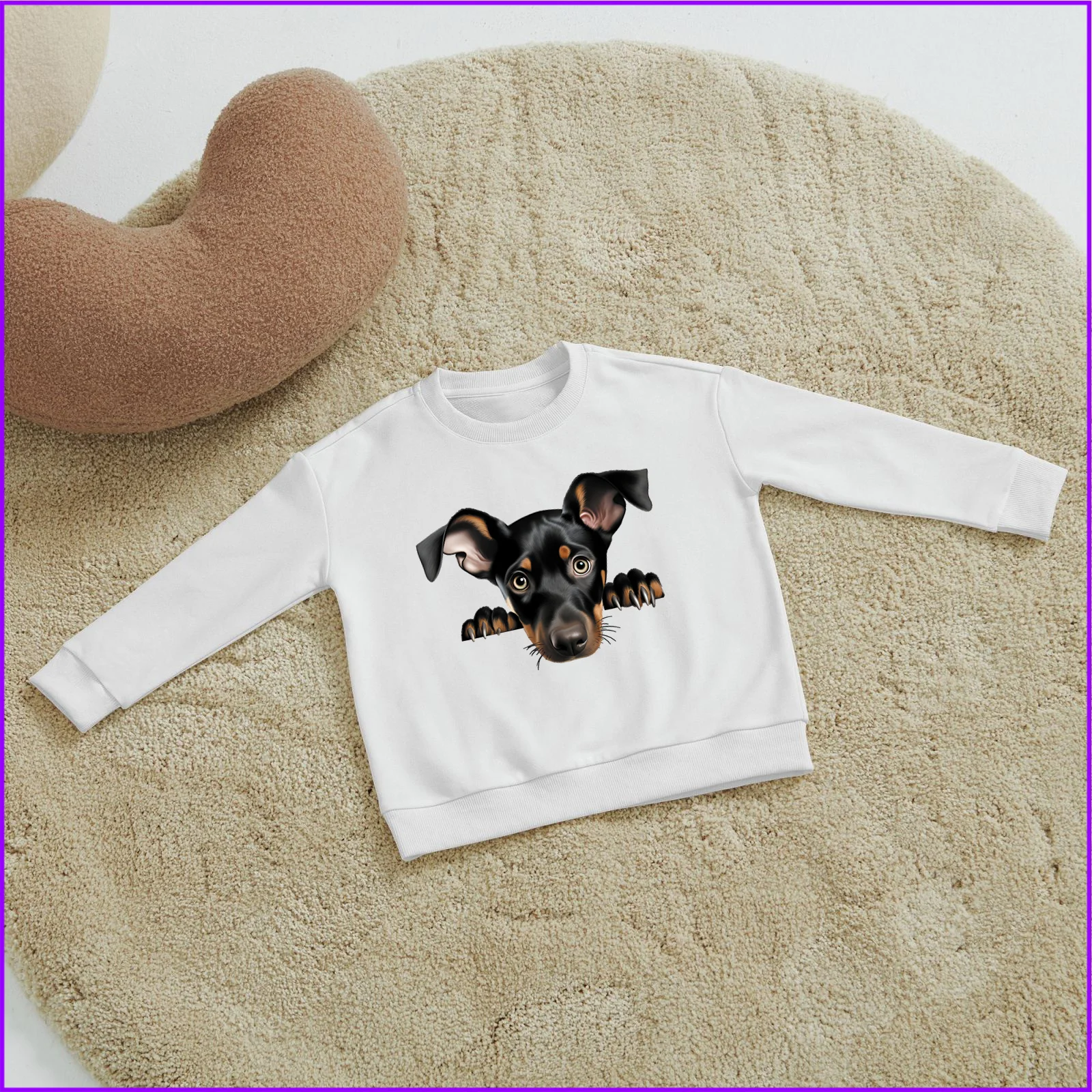 Black Labrador Cute Dog Sja118b Kids Boys Girls Hoodies Sweatshirts Teen Clothes Rainbow Friends High Nightmare Wednesday Chile