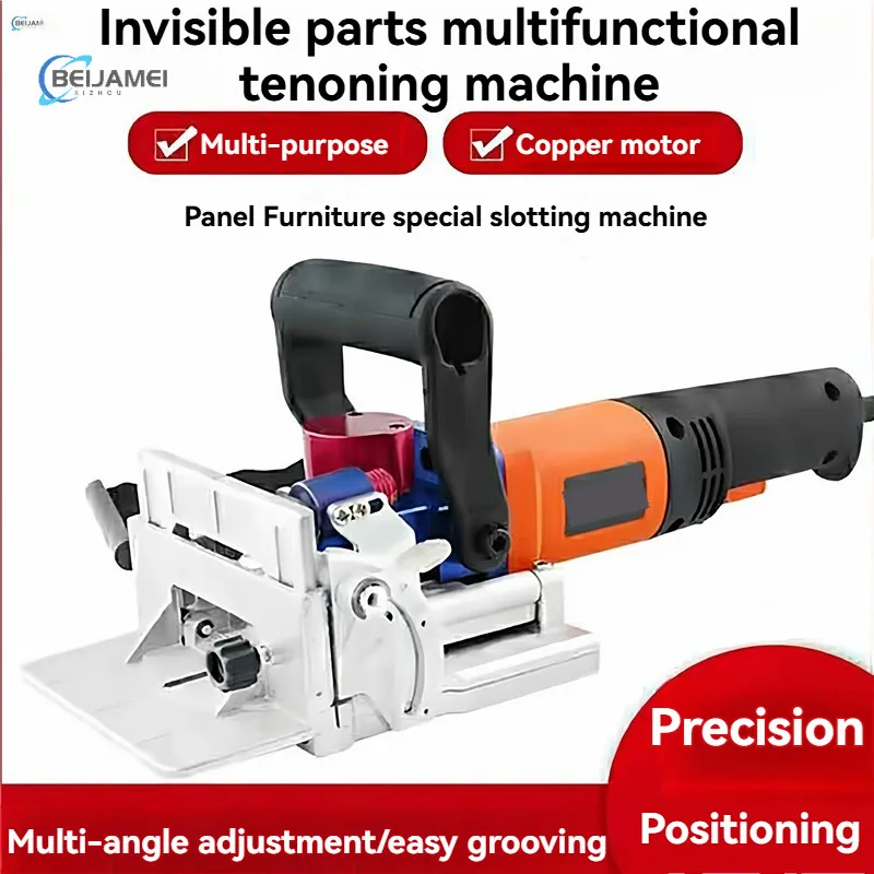 KOTUMY Wood Slot Cutting Machine Wood working Drilling Machine adjustable angle for wood boring tasks
