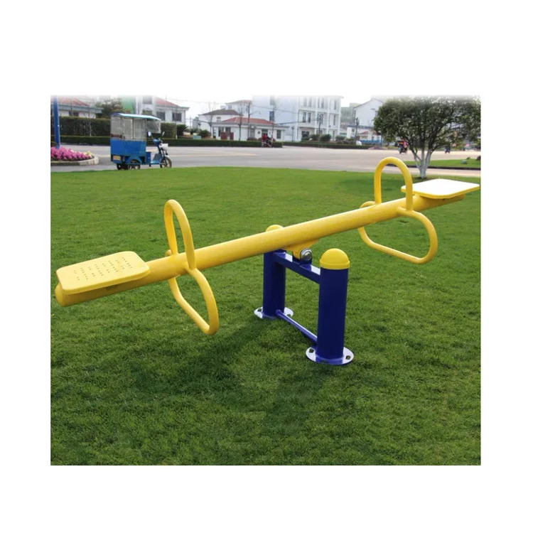 Factory Price Durable Outdoor Playground Metal Seesaw Adult Play Equipment For Leisure And Entertainment