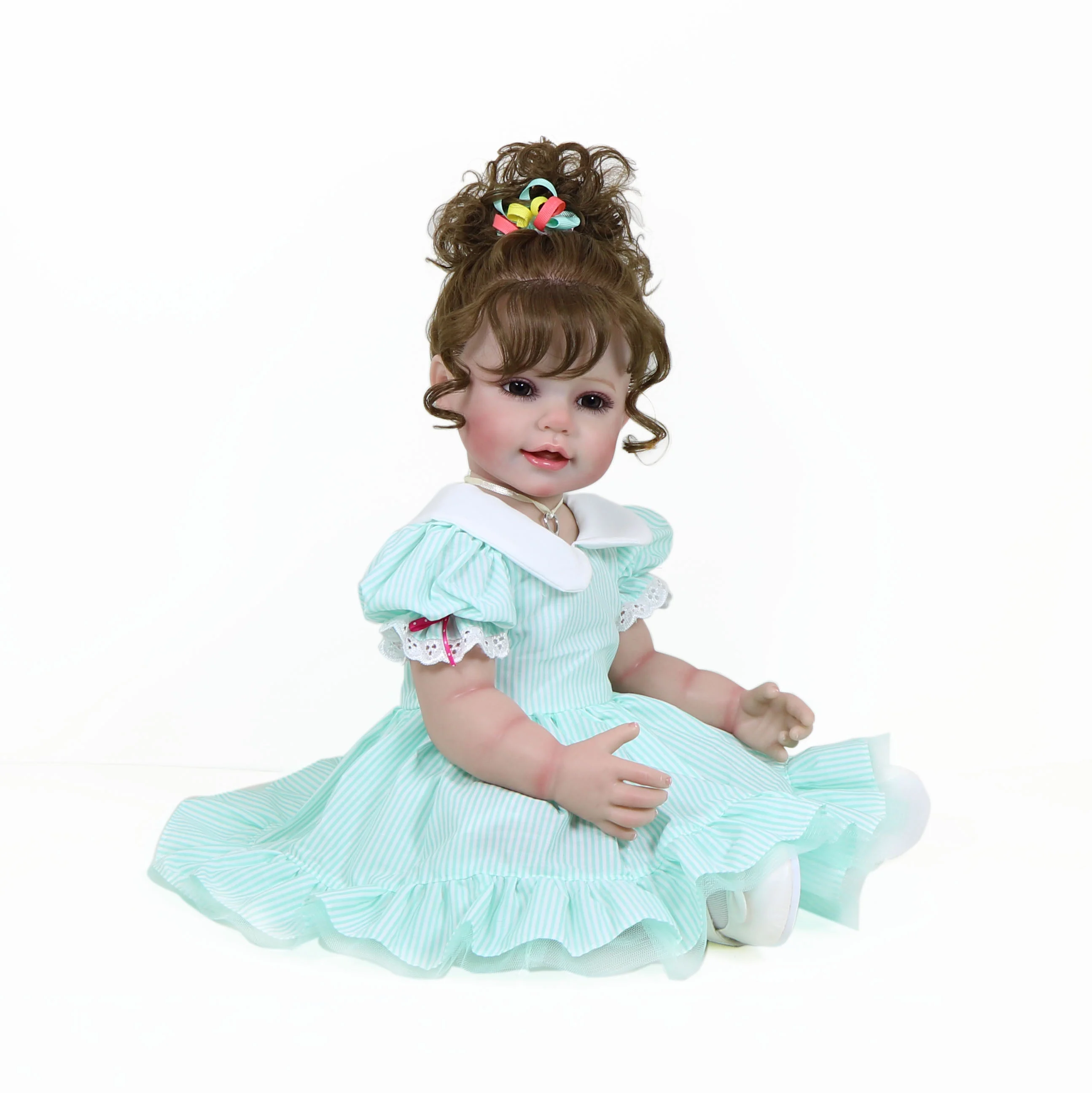 Happy Birthday Girl Reborn Toddler Doll – 22” Lifelike Toddler Doll with Rooted Hair, Full Vinyl Body, Hand-Painted Face,