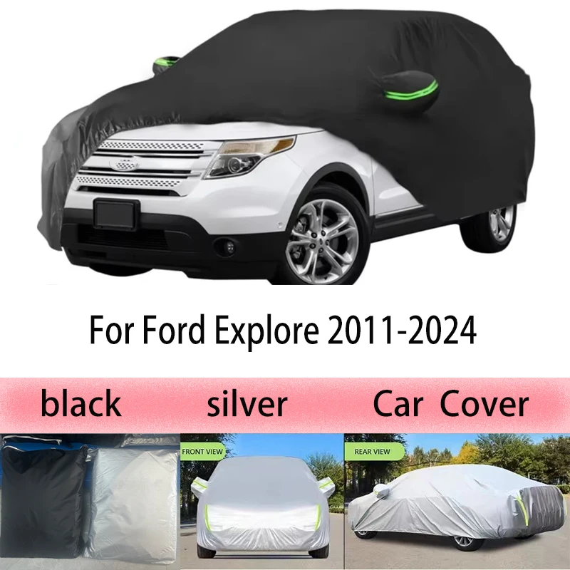 

Car Cover Compatible with Ford Explore 2011-2024 Windproof All Weather Waterproof Sun Rain UV Dust Snow Protection Outdoor Cover