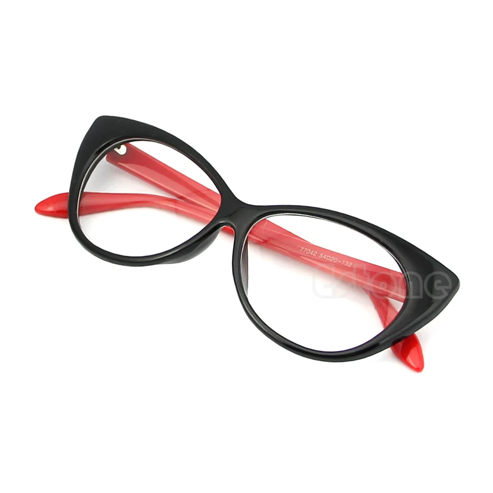 Sexy Women Retro Eyeglasses Frame Fashion for Cat Eye Clear Lens ladies Eye Glas