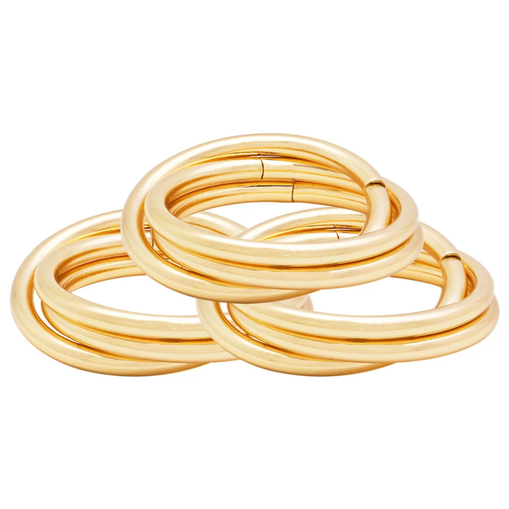 

6 Pcs Napkin Buckle Serviette Holder Ring Holders Tableware Metal Rings Napkins