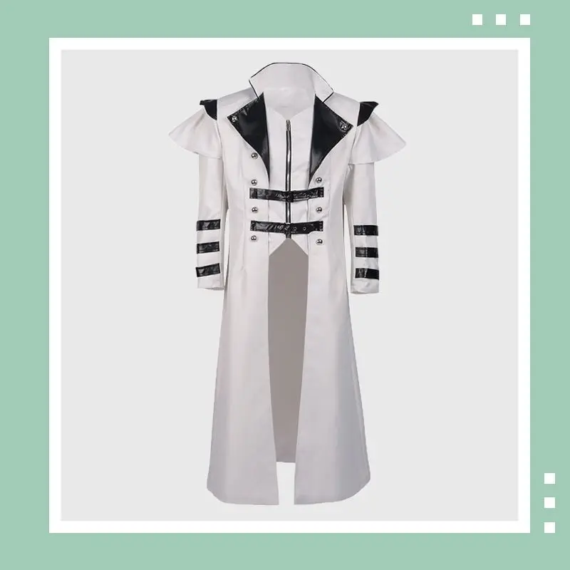 

New Halloween Medieval Court Banquet Outfit Zipper Slit Long Coat Stage Performance Costume Women's Ethnic Fashion Spring 2026