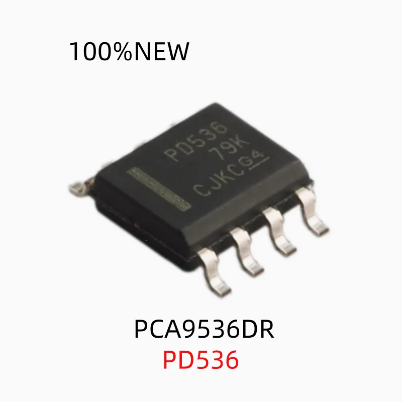 (10Pcs) 100% New Pca9536Dr Pd536 Sop-8 Interface-I/O Expander Chip Ic