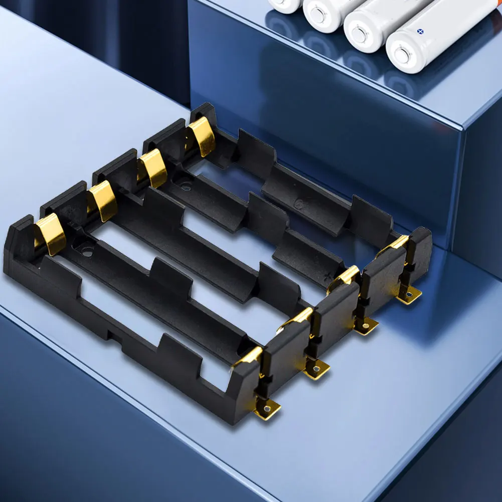 

Держатель батареи SMT 18650 Батарейный ящик для SMD 18650 с бронзовыми штифтами Ящик для хранения перезаряжаемых батарей Чехол-держатель Power Bank
