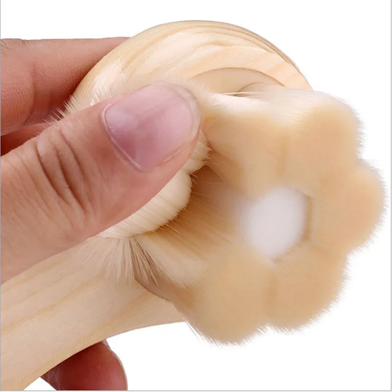 Wooden Handle Facial Cleansing Brush Beauty Tools Soft Hair Manual Face Brush Cleaning Face Brushes Beauty Skin Care Tool