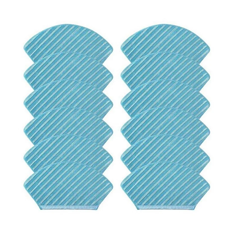 12PCS For Midea M7 Pro I10 M71CN R20M01BM71CN Vacuum Cleaner Parts Mop Cloths Rag Replacement Parts Accessories-Y48A