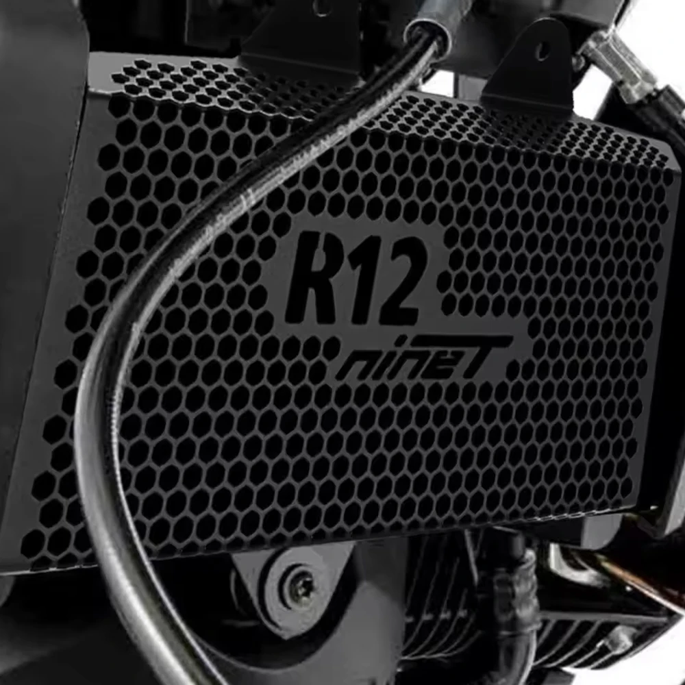 ل BMW R 12 NineT 2024 2025-2026 مشعاع ألومنيوم مبرد المياه مصبغة الحرس غطاء حامي دراجة نارية الملحقات R12 NineT #2