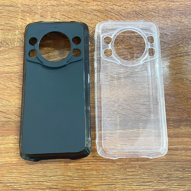 Dla Cubot KingKong Power 3 Miękkie etui na telefon TPU dla CUBOT King Kong Power3 Przezroczysta czarna silikonowa osłona ochronna Coque Shell