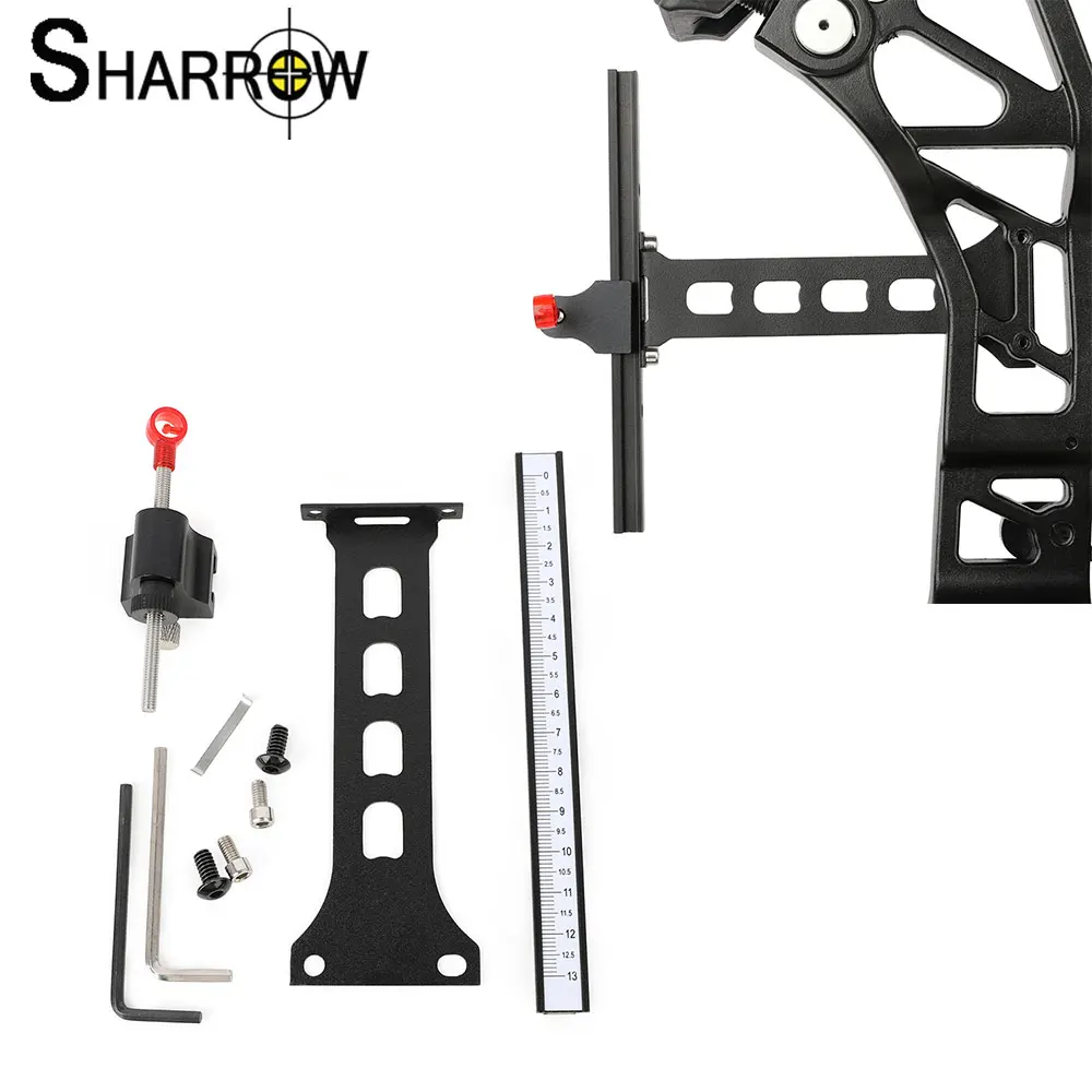 Archery Bow Sight Single Needle Left Right Hand Horizontal / Vertical Adjustment for Recurve Bow Shooting Hunting Accessories