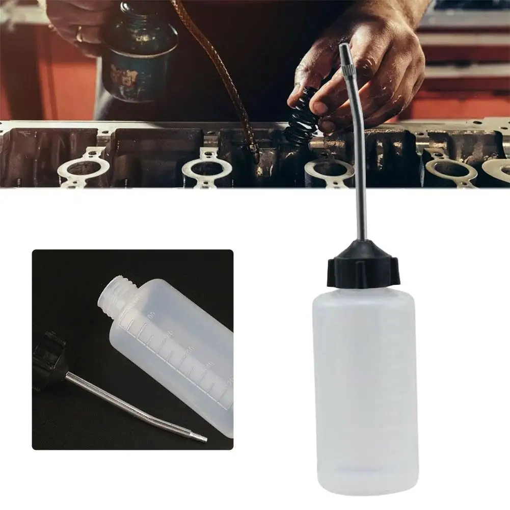 

120ML Sewing Machine Oil Bottle With Long Iron Spout Protable Dispenser Cap Sewing Oil Accessories & F4Z6