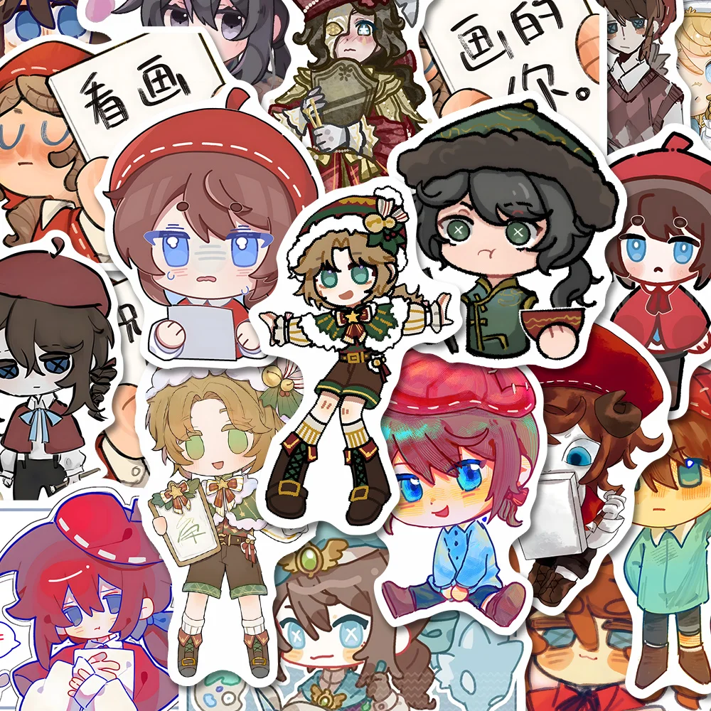 Edgar Valden Painter Identity V Anime Skateboard Motorcycle Notebook Stickers Cup Waterproof Sticker Cell Phone Tablet Sticker